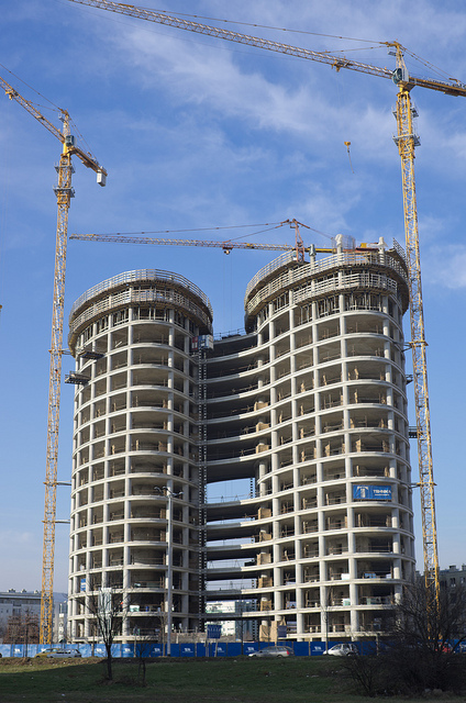 Rudeški tornjevi u izgradnji (Sky Office Tower)